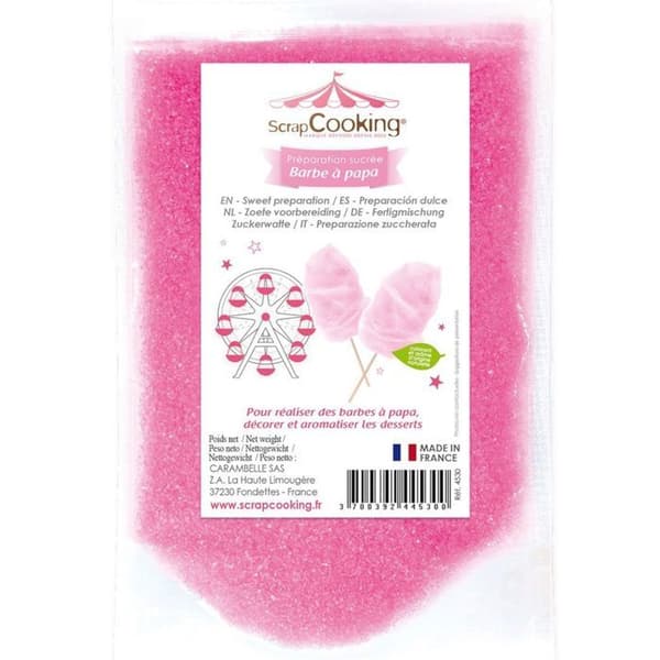 Rosa sockervadd 480 g