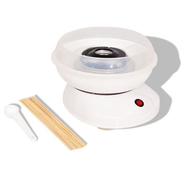 vidaXL Sockervaddsmaskin 480 W vit -  Sockervaddsmaskiner