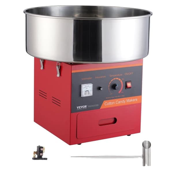 Elektrisk Sockervaddsmaskin, 500W Effekt, CE Certifierad,Rosa