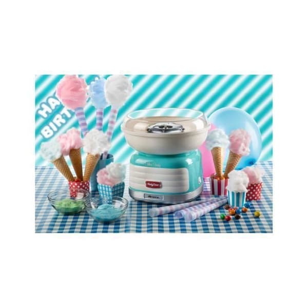 Sockervaddsmaskin - Ariete - Party Time - Blå - Vintage - 500 Watt