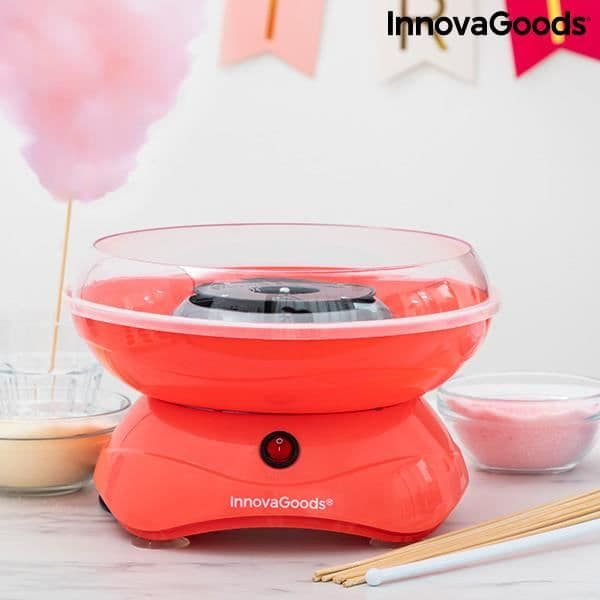 Sockervaddsmaskin - INNOVAGOODS - SweetyCloud - 400W - Röd