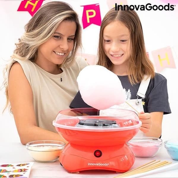 Sockervaddsmaskin - INNOVAGOODS - SweetyCloud - 400W - Röd