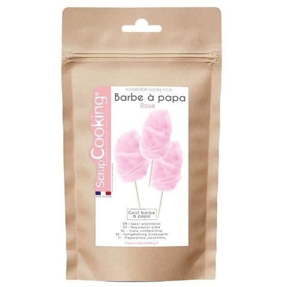 Förberedelse för rosa sockervadd 400 g