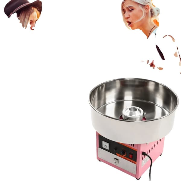 Elektrisk Sockervadds-maskin, Rostfritt Stål, Hög Hastighet 2800RPM, Lätt att Använda
