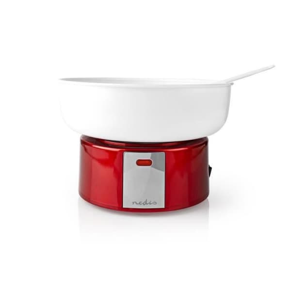 Sockervaddsmaskin - NEDIS - Vintage - 500W - Röd/Vit