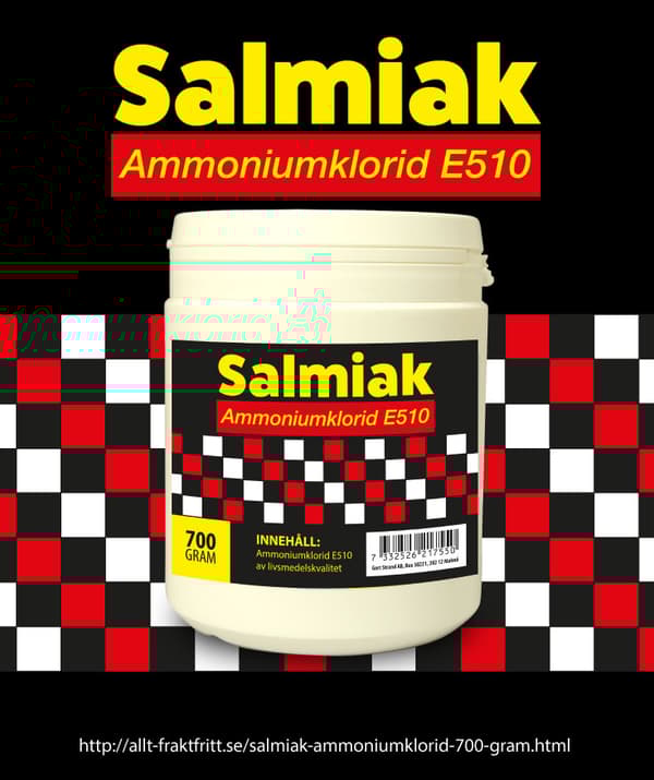 Salmiak (Ammoniumklorid) 700 gram - köpa ditt salmiakpulver här till bra pris