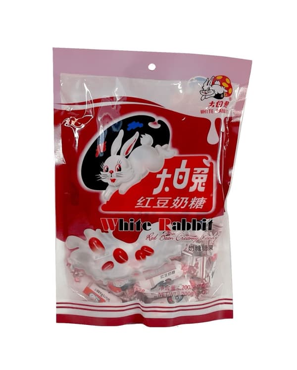 Godis Rödbönor/Kräm Smak 200g White Rabbit Kina