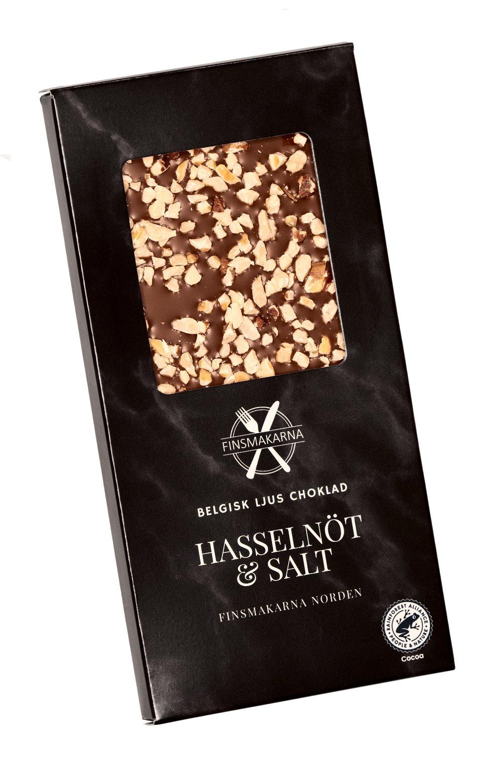 CHOKLADKAKA LJUS - HASSELNÖT & SALT