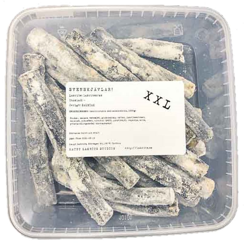 1 frp - 1000 gram svenskjävlar! XXL lakrits - och salmiakkräm - Haupt Lakrits