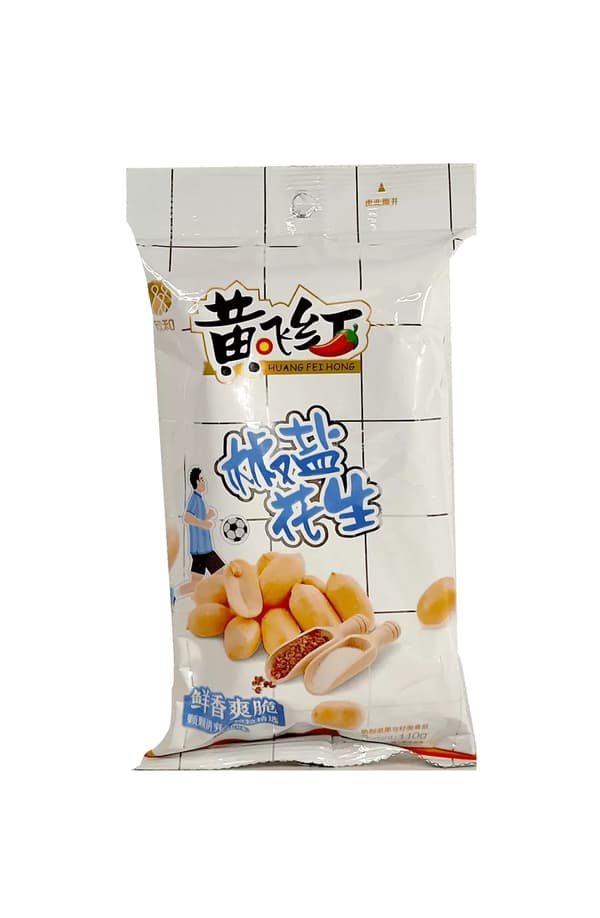 Jordnötter Med Peppar/Salt Smak 70g Huang Fei Hong Kina