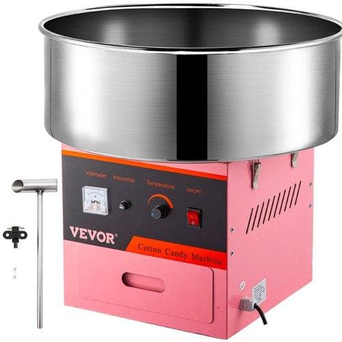 Electric Candy Cotton Machine Professional Pink Floss Candyfloss Maker 1030w
