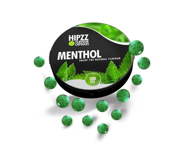 Hipzz Menthol Aromkulor / Smakkulor / Clickballs, 2 x 100 st (två askar)