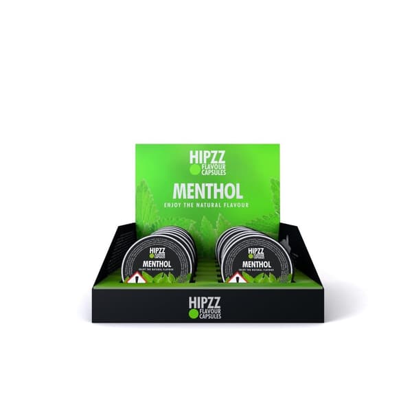 Hipzz Menthol Aromkulor / Smakkulor / Clickballs, 12 askarx100 st kulor