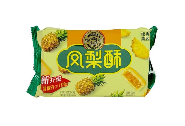 Ananaskakor 184g Hsu Fu Chi Kina