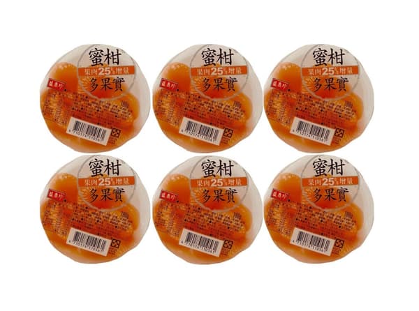 Fruktgelé Mandarin apelsinsmak 180gx6st/Förp Sheng XIan Zhen Taiwan