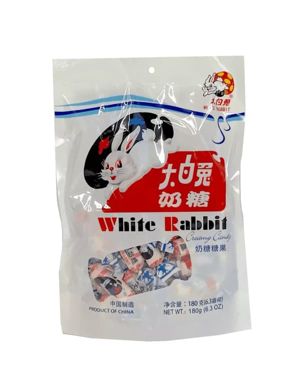 Godis Mjölk 180g White Rabbit Kina