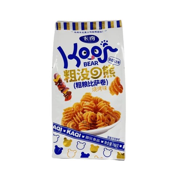 Snacks Med BBQ Smak 158g Bear Kaqi Kina