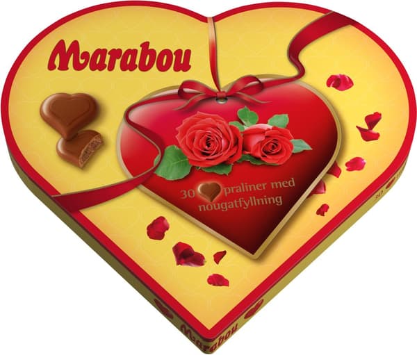 Choklad MARABOU Hjärta 165g