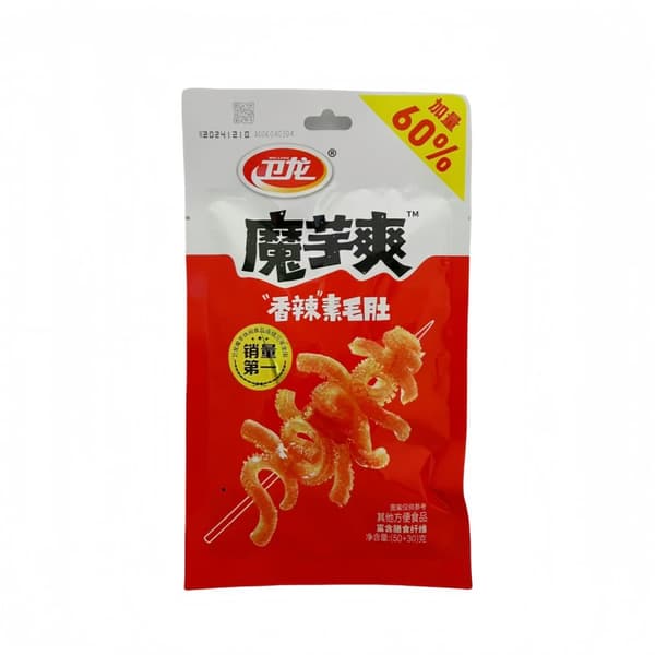 Konjac Snack Stark Smak 80g MYS Wei Long Kina