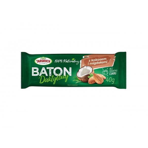Daddelbar med kokos og mandler 40g