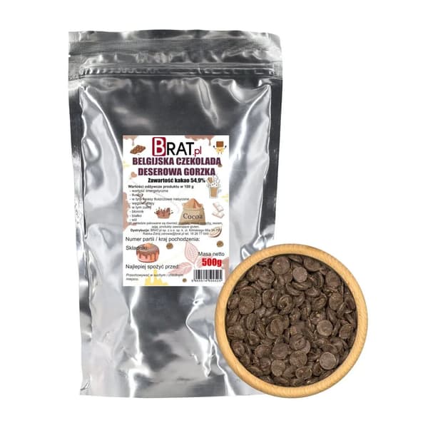 Belgialainen jälkiruokasuklaa 500 g