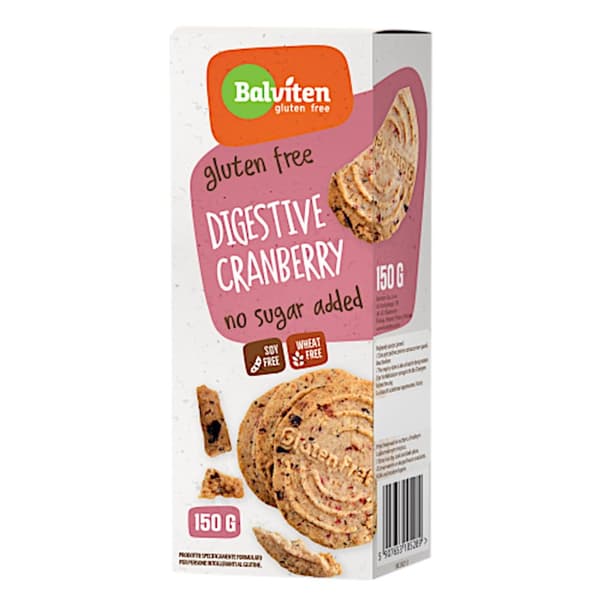 Havregrynskakor med tranbär 150g Glutenfria