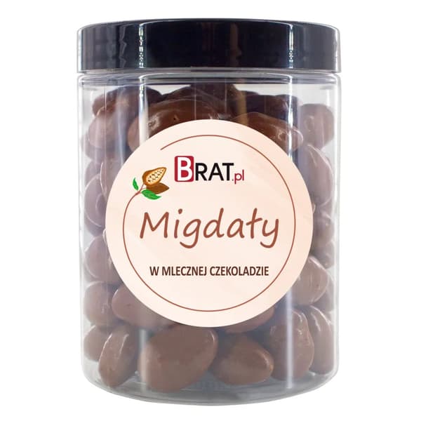 Mandlar i mjölkchoklad 200 g
