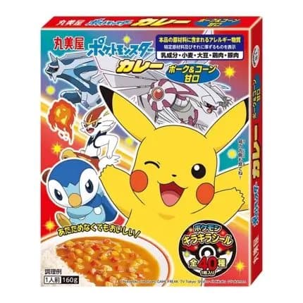 Pokémon Instant Curry Fläsk Majs 120g