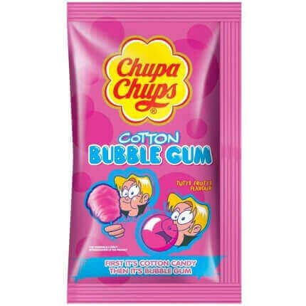 Chupa Chups Cotton Bubble Gum Tutti Frutti 11g