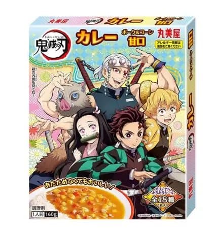 Demon Slayer Instant Curry Fläsk Majs 160g