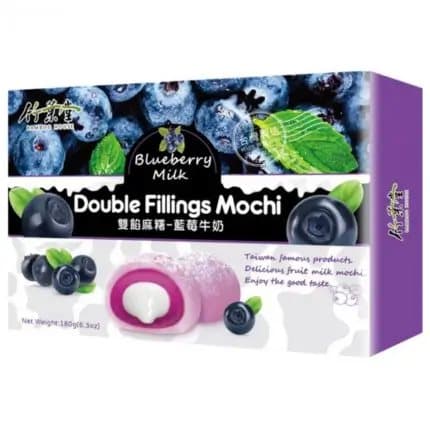 Bamboo House Dobbeltfyld Mochi Blåbær 180g