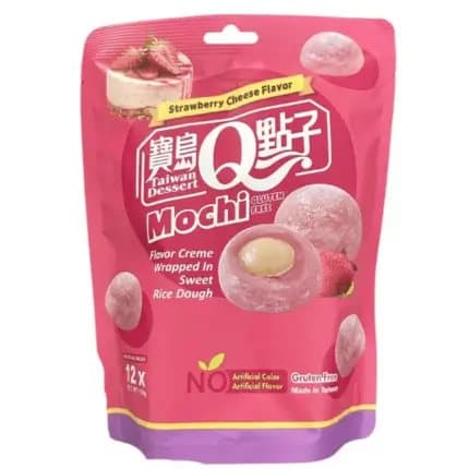 Taiwan Dessert Mochi Mansikkajuusto 180g