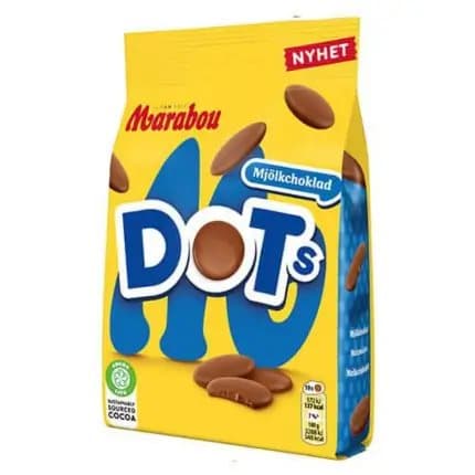 Marabou Dots Mjolk Choklad 120g