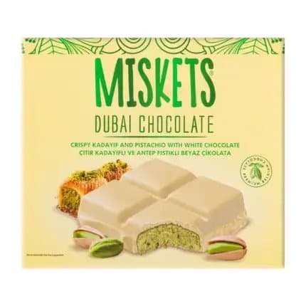 Miskets Dubai Hvid Chokolade 100g