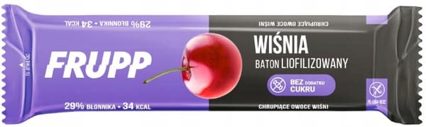 FRUPP pakastekuivattu patukka Kirsikka Gluteeniton 10 g