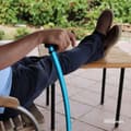 Pikkukuva 8 / 9: INDESMED | 100 % ultrakevyt ilmailualumiinikeppi, patentoitu, mukautettava säätö, ultrakestävä, ergonominen kädensija anti-tendiniitti, ortopedinen