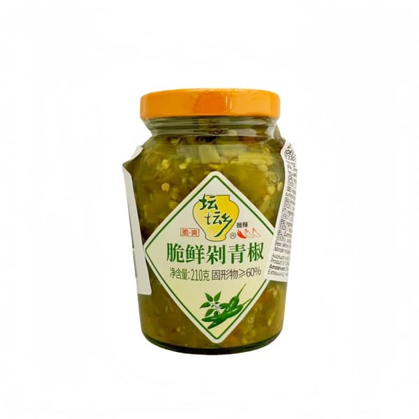 Hackad Gröna Chili (Duo Jiao) 210g - Tantanxiang Kina