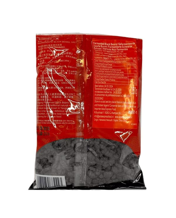 Fermenterade Svart Bönor 250g Pearl River Bridge Kina