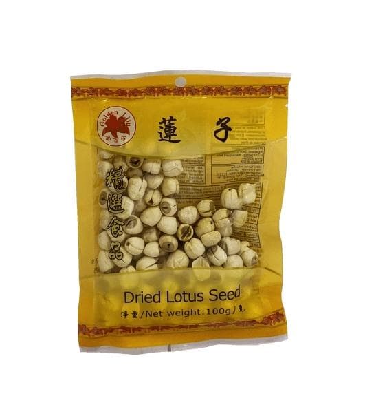 Torkad Lotus Frön 100g Golden Lily Kina