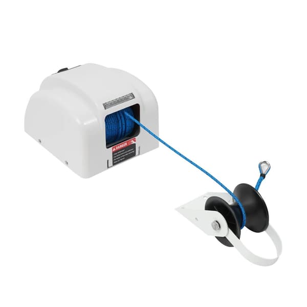 Elektrisk Ankarsnurra, 20 kg Lastkapacitet, 30 m Rep längd,45LBS Ankare Winch