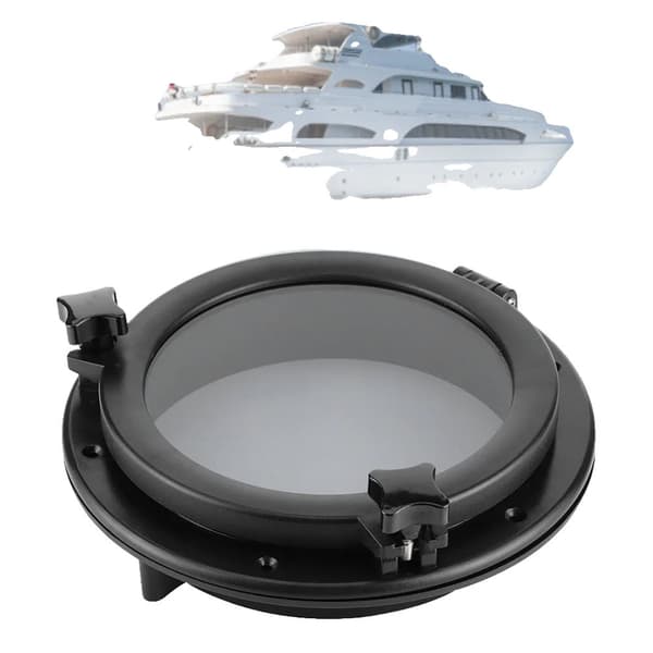Marin Porthole, 10 tum diameter, härdat glas, universell passform