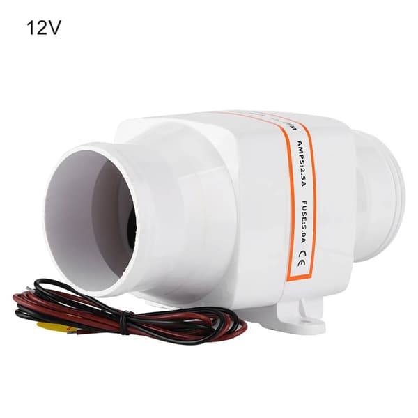 Meriveden bilge-ilmapuhallin, 130 CFM ilmavirta, kaksijännitevaihtoehdot,12V