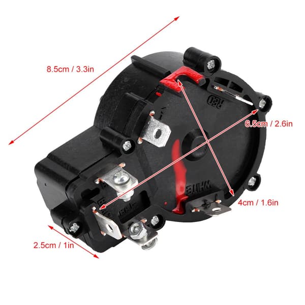 12V Elektrisk Propeller Motor Switch, Kompatibel med 68lb og 86lb Motorer, Brugervenlig Installation, Holdbar Plastkonstruktion