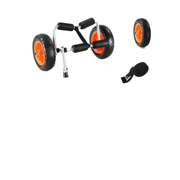 VEVOR Kajakvogn, 250 lbs vægtkapacitet, foldbar opbevaring,113 kg