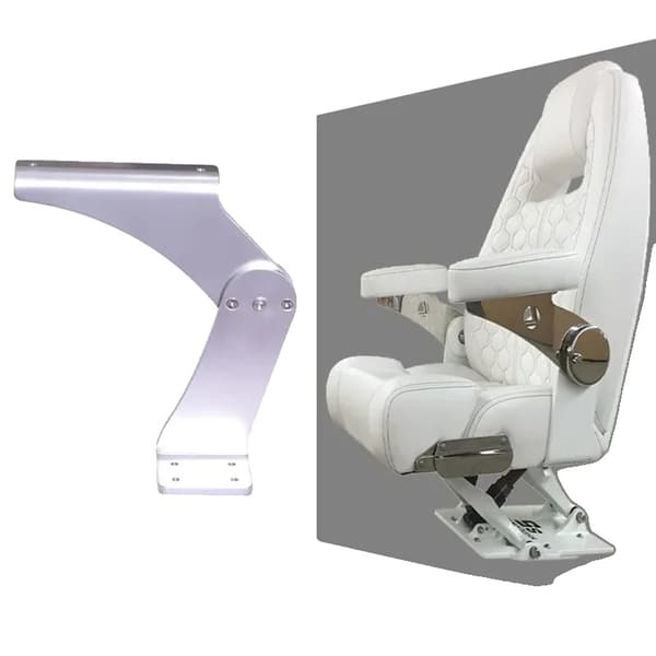 Aluminium Pivot Armstøtte, Holdbar Konstruktion, Flip-Up Design, Behagelig Håndstøtte