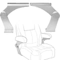 Miniatyrbillede 1 af 4: Båd Flip-Up Armlæn, 80º Rotation, Holdbar Aluminiumkonstruktion, Vejrbestandig Finish