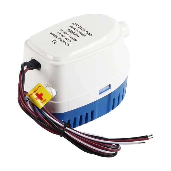 Automaattinen uppopumppu, 12V virtalähde, 750 GPH virtausnopeus,12V