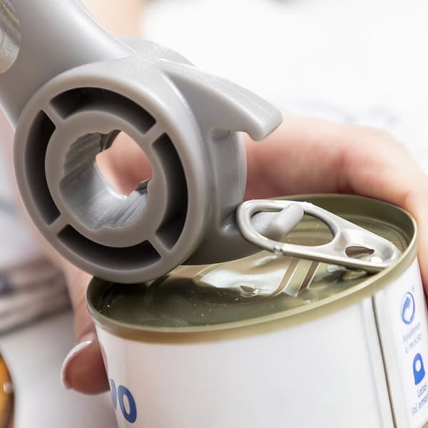 BRUKT Multifunksjonell Justerbar Lokkåpner for Glasskrukker, Bokser and Flasker Tapof InnovaGoods Grå Polykarbonat (Fikset A+)