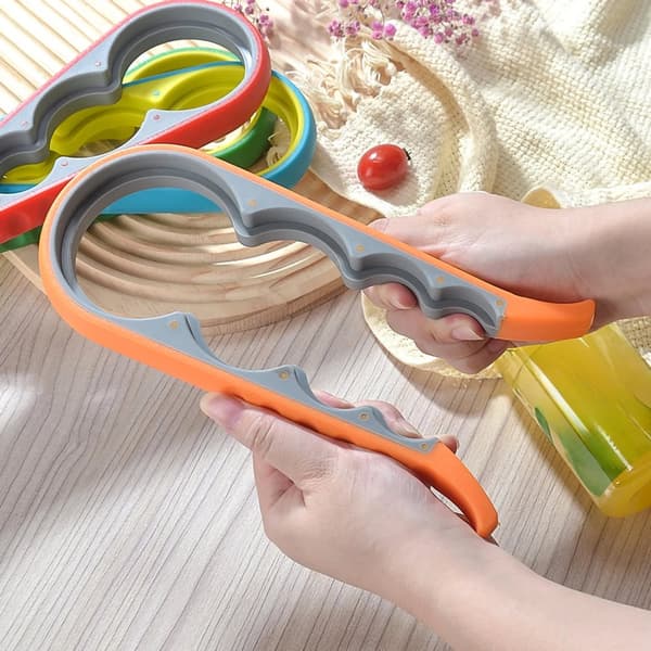 4-in-1 tölkinavaaja - työkalu tölkeille, kierrekorkille, tölkeille ja pulloille