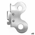 Pikkukuva 1 / 4: Tölkinavaaja Teräs Hopeinen 7,3 x 4,6 cm 1,5 mm (12 osaa)